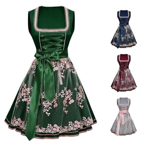 German Traditional Bavarian Dress For Women