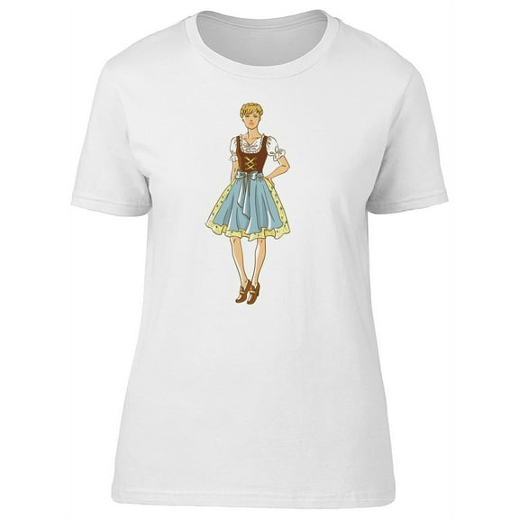 German Traditional Dress Girl T-Shirt Women -Image by Shutterstock, Female x-Large