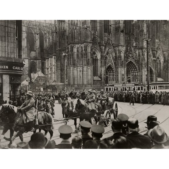 German Troops Entering Cologne History
