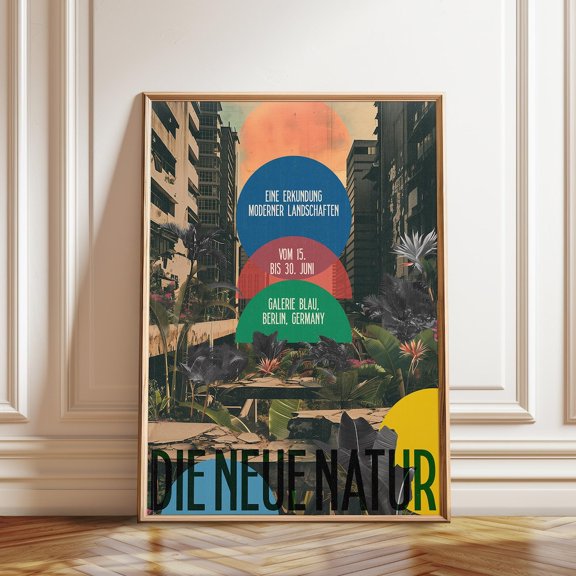 German Tropical Urban Gallery Style Home Wall Decor
