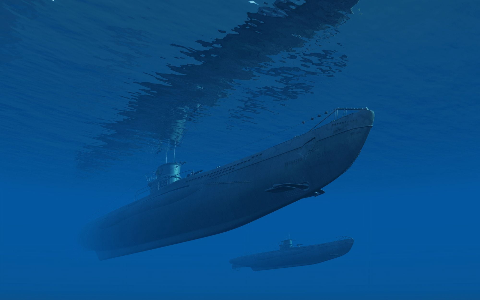 German U-boats forming part of a wolfpack Canvas Art - Mark StevensonStocktrek Images (18 x 12)