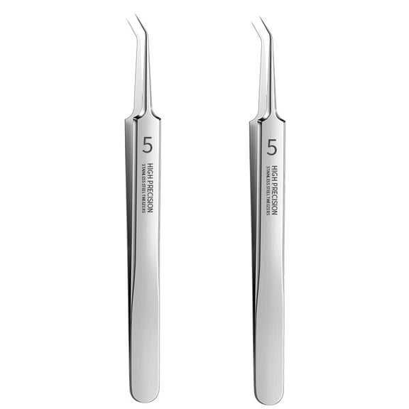 German Ultra-fine No. 5 Cell Pimples Blackhead Clip Tweezers Beauty Salon Special Scraping & Closing Artifact Acne Needle Tool