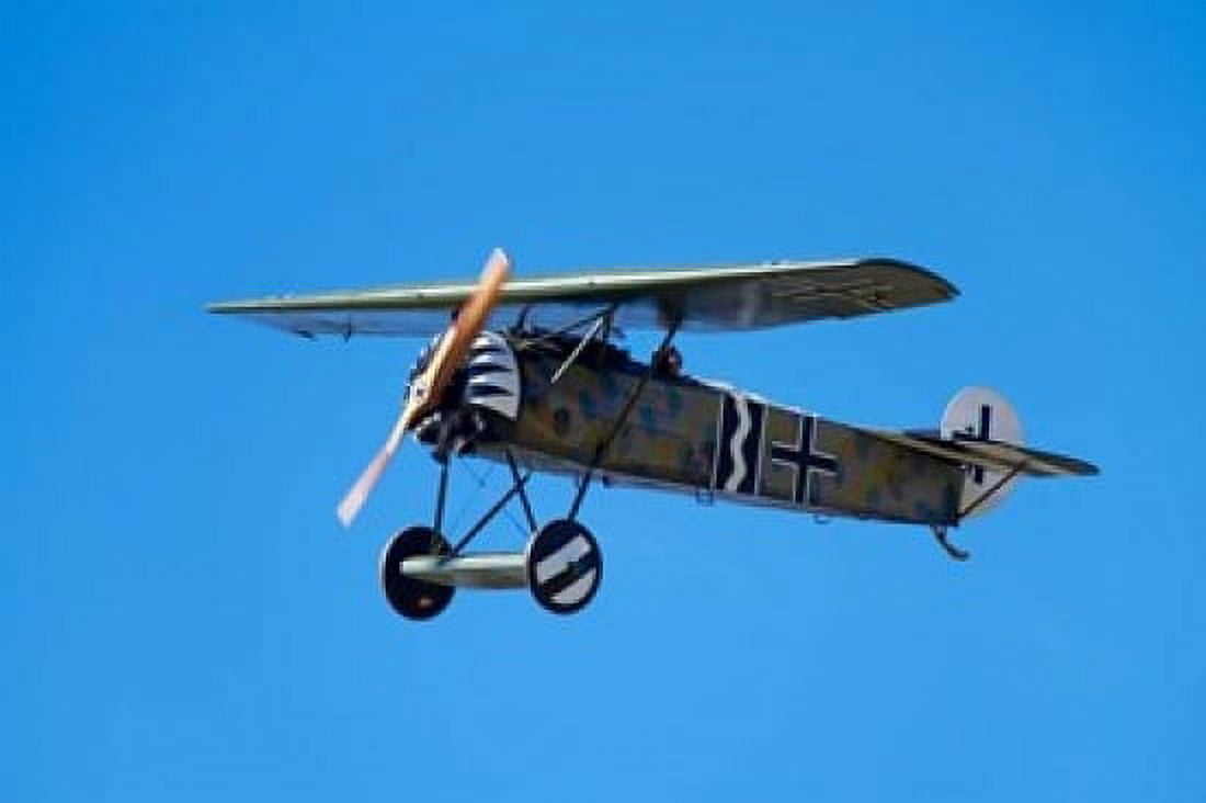 German WWI Fokker D-8 fighter plane War plane Canvas Art - David Wall DanitaDelimont (36 x 24)