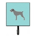 thumbnail image 1 of German Wirehaired Pointer Checkerboard Blue Leash or Key Holder, 1 of 1