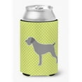 thumbnail image 1 of German Wirehaired Pointer Checkerboard Green Can or Bottle Hugger, 1 of 1