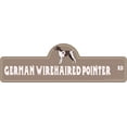 thumbnail image 1 of German Wirehaired Pointer Street Sign | Indoor/Outdoor | Dog Lover Funny Home Décor for Garages, Living Rooms, Bedroom, Offices | SignMission personalized gift | 24" Wide, 1 of 5