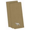 thumbnail image 1 of German Wirehaired Pointer Tan Embroidered Towel Set of 2, 1 of 1