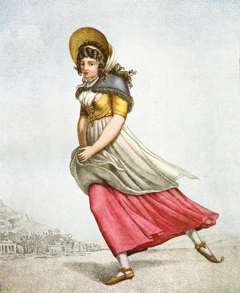 German fashion around 1810 From Illustrierte Sittengeschichte vom Mittelalter bis zur Gegenwart by Eduard Fuchs published 1909 Canvas Art - Ken Welsh Design Pics (12 x 15)