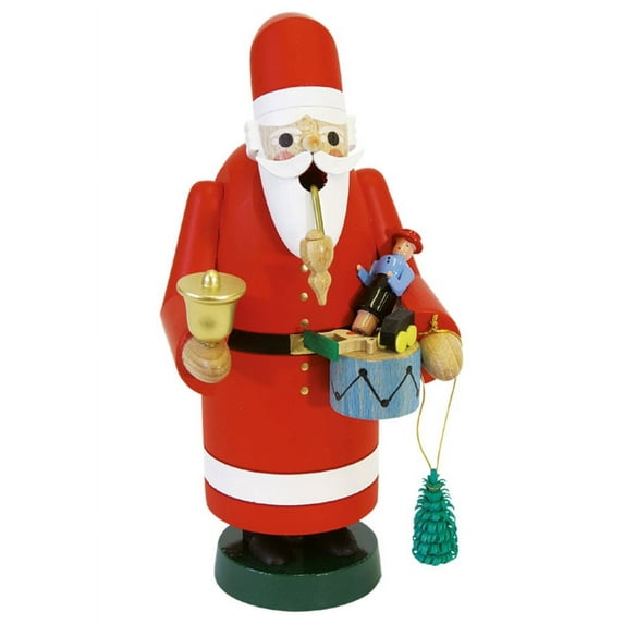 German incense smoker Santa Claus, height 18 cm / 7 inch, original Erzgebirge by Richard Glaesser Seiffen