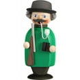 thumbnail image 1 of German incense smoker hunter, height 14 cm / 6 inch, original Erzgebirge by Seiffener Volkskunst, 1 of 1