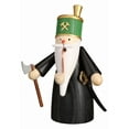 thumbnail image 1 of German incense smoker miner, height 14 cm / 6 inch, original Erzgebirge by Seiffener Volkskunst, 1 of 1