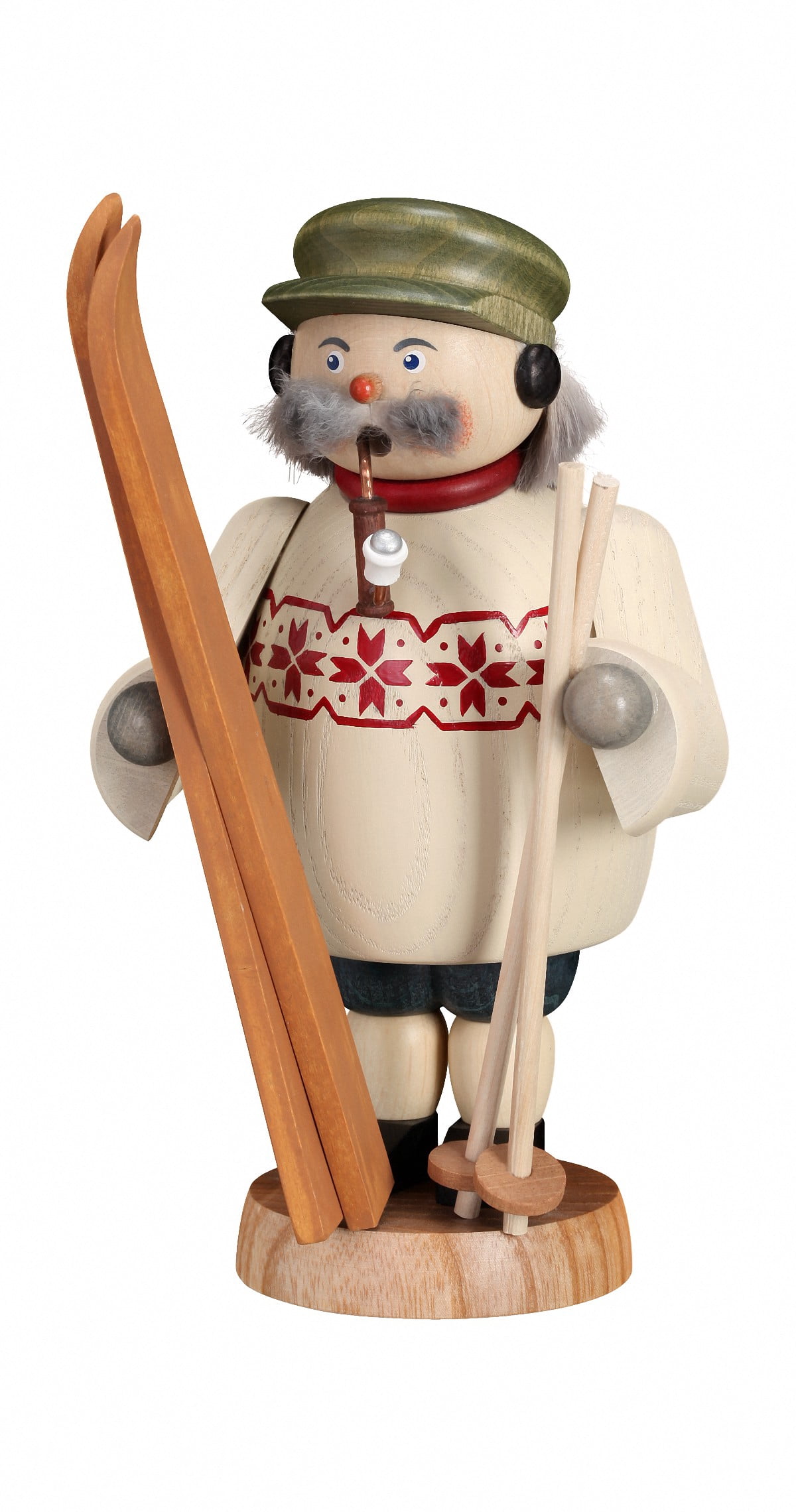 Seiffener Volkskunst - Minatore Con Incenso Tedesco Originale, 21 Cm, Fatto A Mano In Germania (SV 12666)