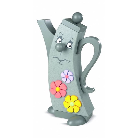 German incense smoker teapot modern, height 21 cm / 8 inch, original Erzgebirge by Mller Seiffen