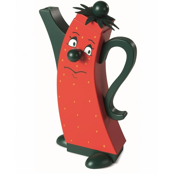 German incense smoker teapot modern, height 21 cm / 8 inch, original Erzgebirge by Mller Seiffen