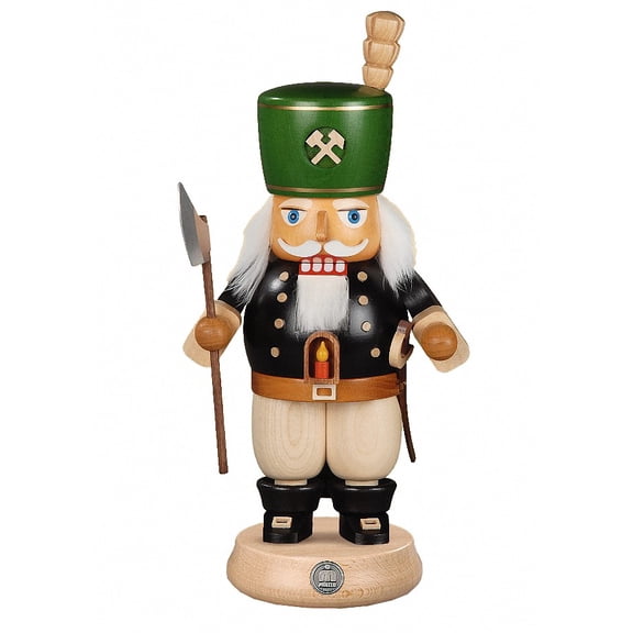 German nutcracker Miner, height 23 cm / 9 inch, original Erzgebirge by Mller Seiffen
