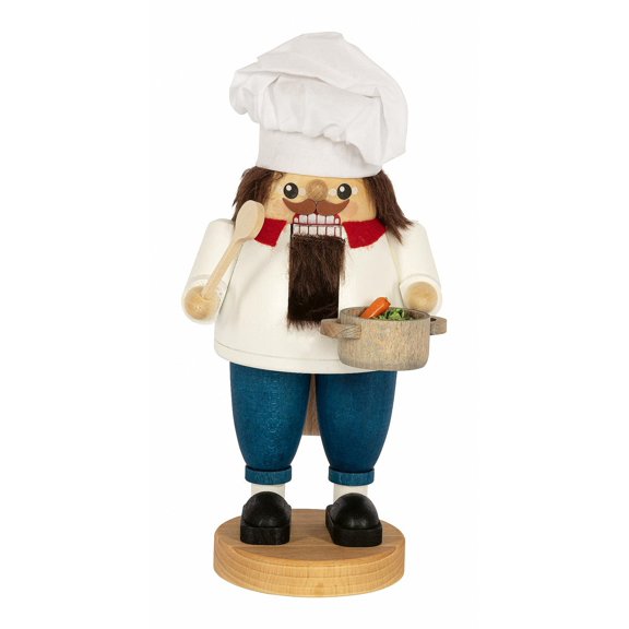 German nutcracker cook, height 20 cm / 8 inch, original Erzgebirge by Richard Glaesser Seiffen