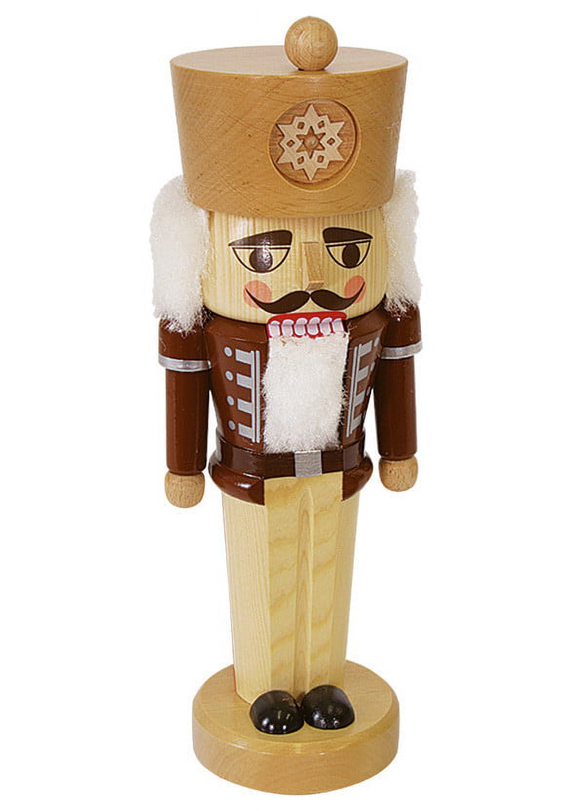 German nutcracker natural, height 30 cm / 12 inch, original Erzgebirge