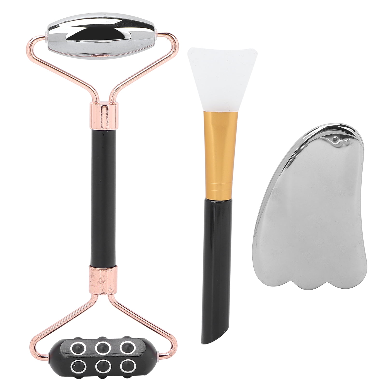 Germanium Particle Facial Roller & Gua Sha Massage Set 18 Piece Kit