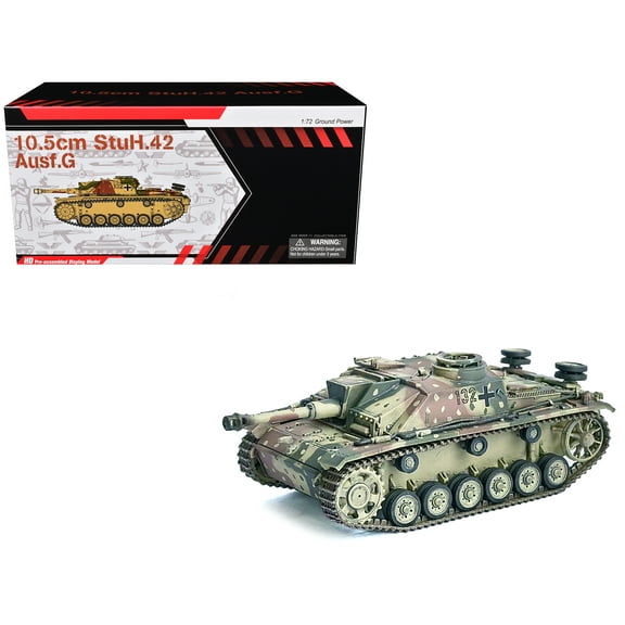 Germany 10.5cm StuH.42 Ausf. G Tank "Unidentified Unit, Ardennes" (1944) "NEO Dragon Armor" 1/72 Plastic Model by Dragon Models