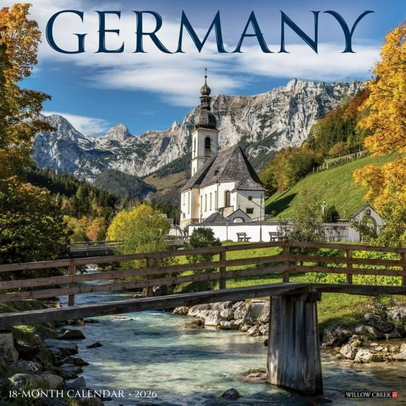 Germany 2026 Wall Calendar, (Paperback)