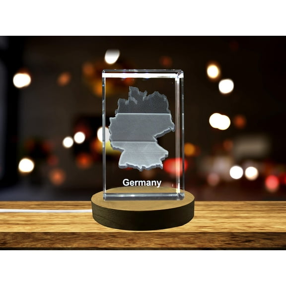 Germany 3D Engraved Crystal 3D Engraved Crystal Keepsake/Gift/Decor/Collectible/Souvenir