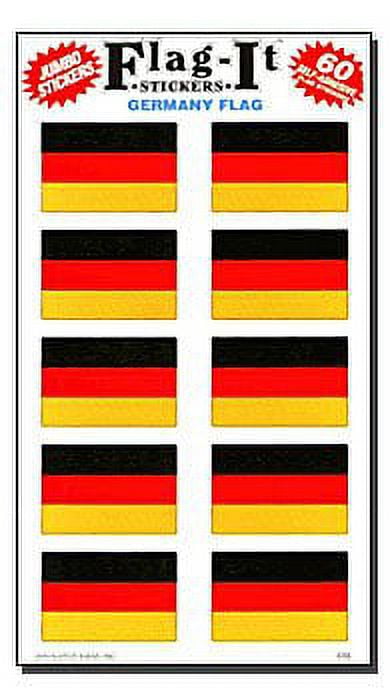 Germany 60 Count Sticker Pack - Walmart.com