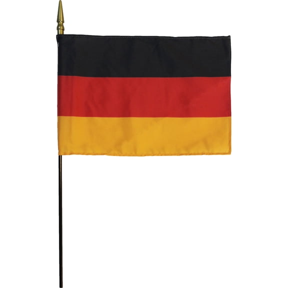 Germany - 8"X12" Stick Flag
