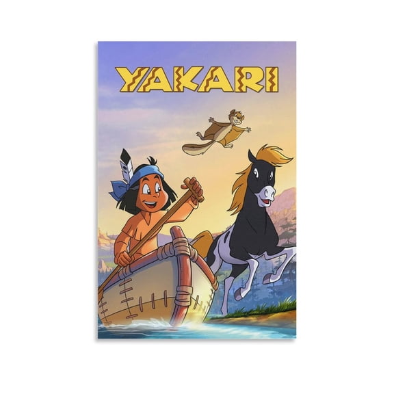 Germany Anime Yakari Poster Artworks Picture Print Poster Wall Art Painting Canvas Gift Decor Home Posters Decorative 12x18inch(30x45cm)