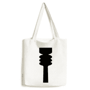 Germany Berliner Fernsehturm Landmark Tote Canvas Bag Shopping Satchel Casual Handbag
