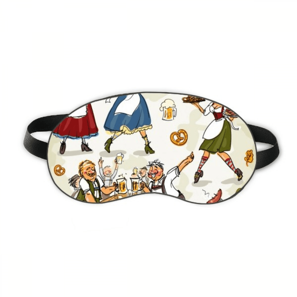 Germany Breakfast  Culture Sleep Eye Shield Soft Night Blindfold Shade Cover