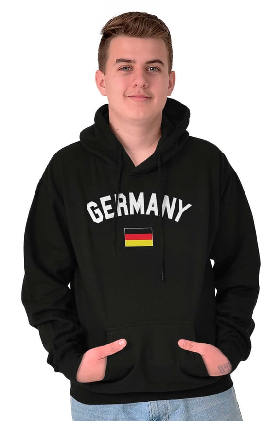 Germany Country Flag Soccer Fan Pride Hoodie Sweatshirt Women Men Brisco Brands M