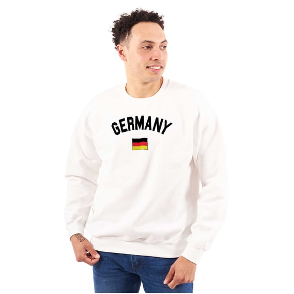 Germany Country Flag Soccer Fan Pride Sweatshirt for Men or Women Brisco Brands S