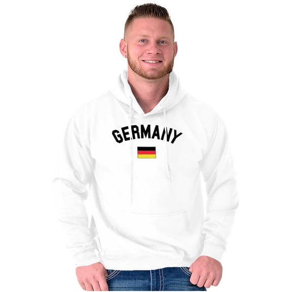 Germany Country Flag Soccer Fan Pride Unisex Plus Fleece Graphic Hoodie Brisco Brands 5X