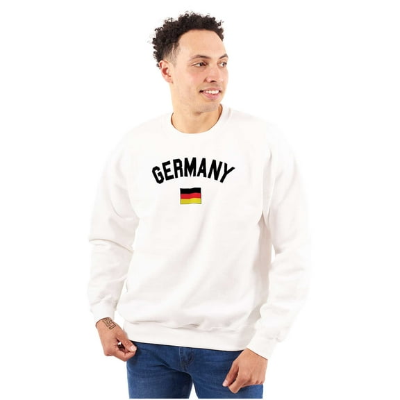 Germany Country Flag Soccer Fan Pride Unisex Plus Fleece Graphic Sweatshirt Brisco Brands 3X