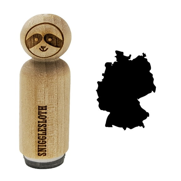 Germany Country Solid Rubber Stamp for Scrapbooking Crafting Stamping - Mini 1/2 Inch