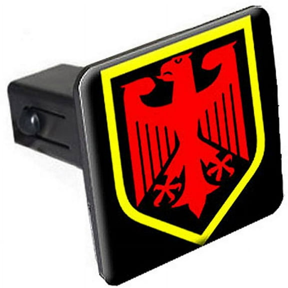 Germany Crest, German 1.25" Tow Trailer Hitch Cover Plug Insert