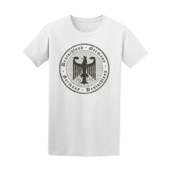 Germany, Deutschland Eagle Logo T-Shirt Men -Image by Shutterstock, Male Medium