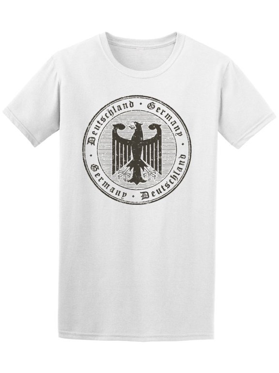Germany, Deutschland Eagle Logo T-Shirt Men -Image by Shutterstock, Male Medium
