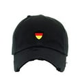 thumbnail image 1 of Germany Deutschland Flag Vintage Baseball Cap Embroidered Cotton Adjustable Distressed Dad Hat Black, 1 of 1