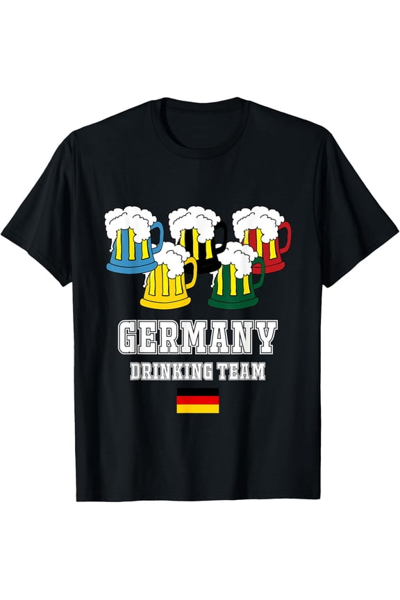 Germany Drinking Team Sports Games Deutschland Flag T-Shirt T-Shirt