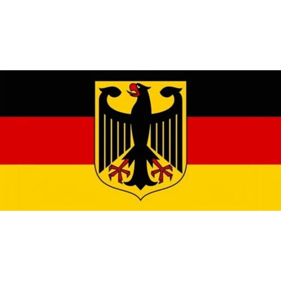 Germany Eagle Vinyl Decal Bumper Sticker 3.75"x7.5"