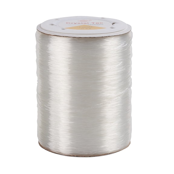 Germany Elastic Thread Stretch Bracelet String DIY Jewelry Beading Stretch Cord Findings Clear 0.8mm 1093.61 yards(1000m)/roll