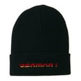 thumbnail image 1 of Germany Embroidered Long Beanie - Navy OSFM, 1 of 5