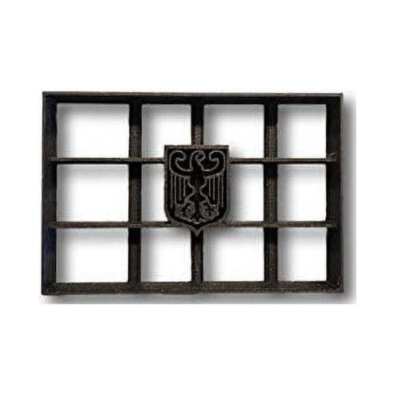 Germany Flag Cookie Cutter- Fast Shipping - Sharp Edges - Exceptional Quality