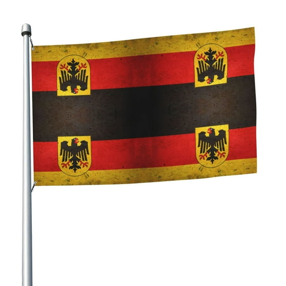 Germany Flag Flag 5x8 Ft Print Vivid Color Outdoors Indoors Light-Weight Polyester Flags