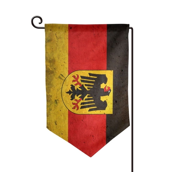 Germany Flag Garden Flag Double Sided Flags with Vivid Color for Yard Lawn Garden Decor 12.5 x18 Inch Sharp Corner