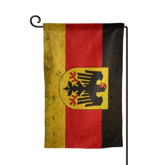 Germany Flag Garden Flag Double Sided Flags with Vivid Color for Yard Lawn Garden Decor 12.5 x18 Inch Square