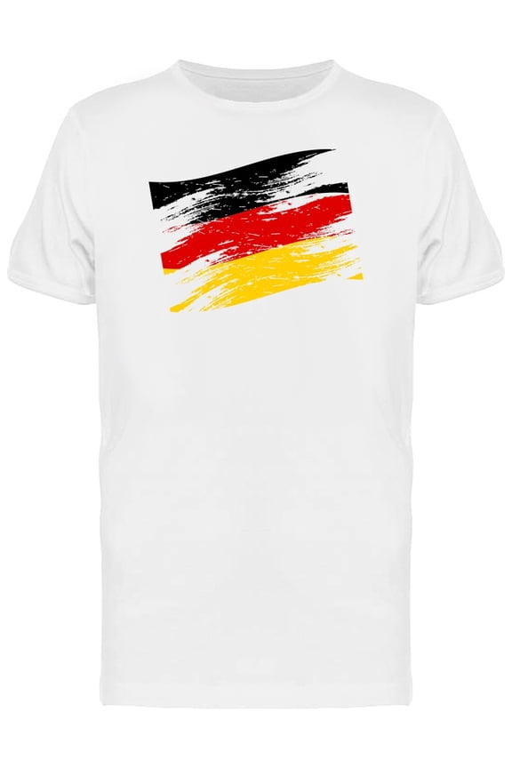 Germany Flag In Grunge Style T-Shirt Men -Image by Shutterstock, Male Medium