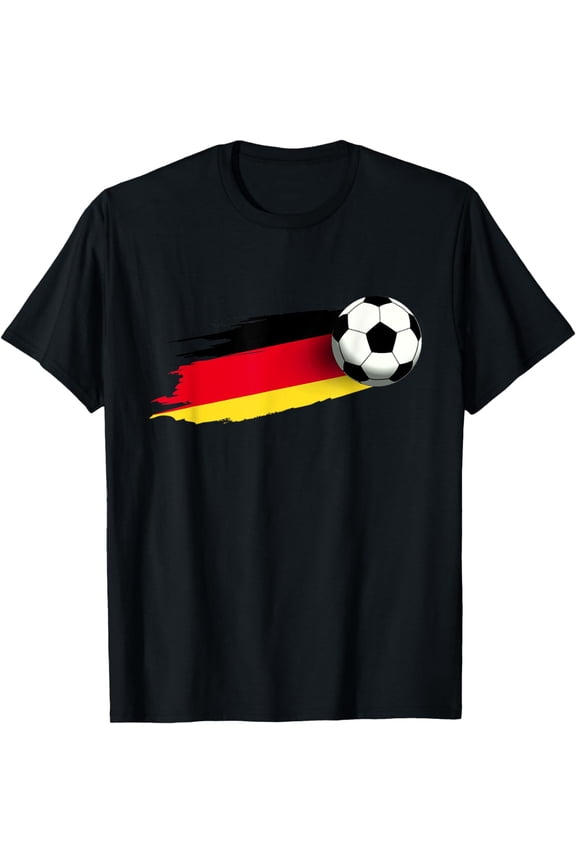 t-shirt Germany Flag Jersey German Soccer Team German T-Shirt mens,black,women,funny,journey,Crew Neck, Short Sleeve,printing