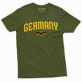 thumbnail image 1 of Germany Flag Logo T-Shirt Coat Of Arms German Eagle Patriotic Mens T-Shirt (Medium Military Green), 1 of 6